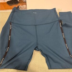 Peloton Blue leggings. NWT.